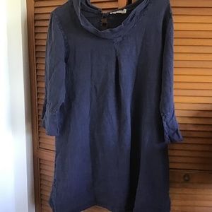 Stella Martini linen lagenlook tunic Italy medium